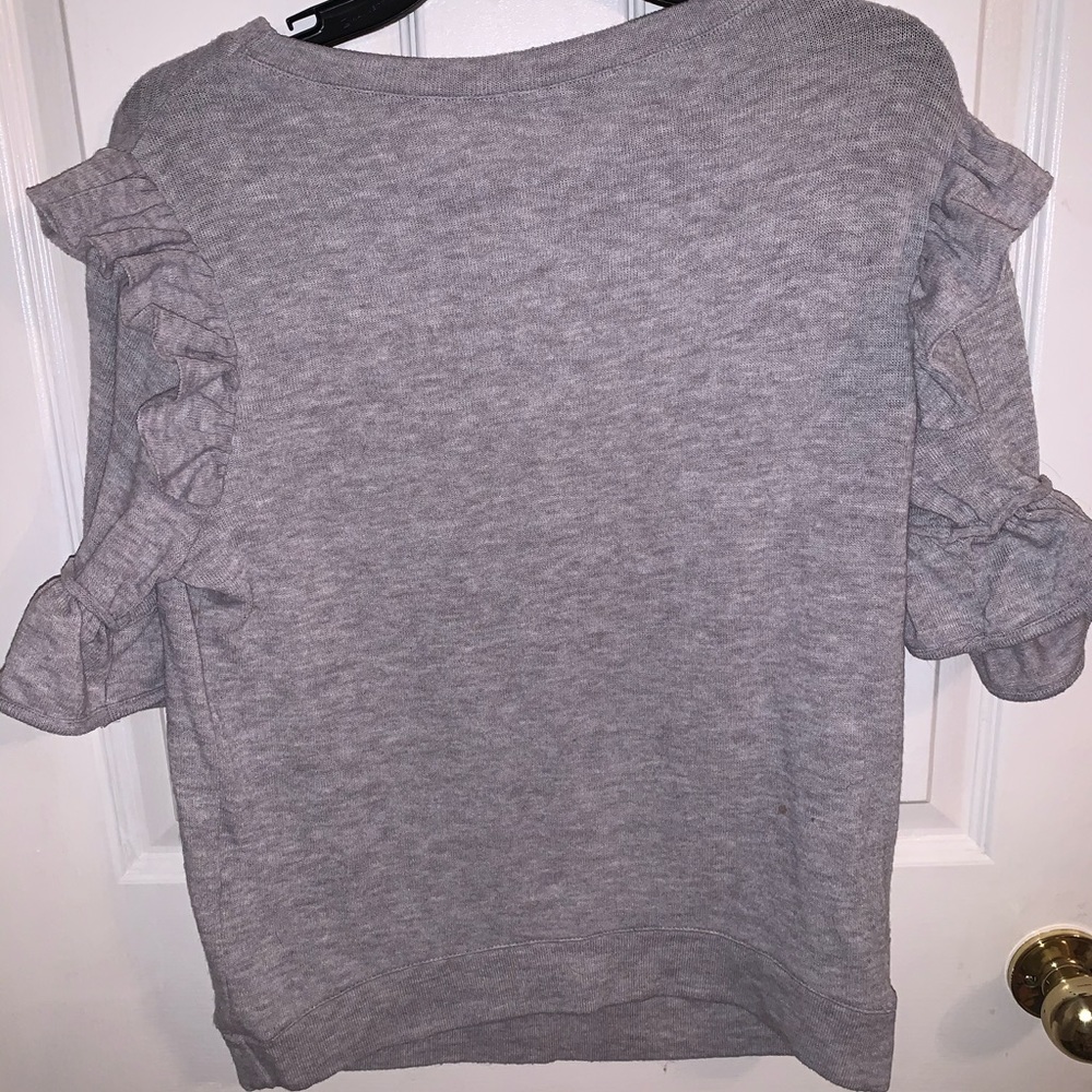 William Rast Ruffle Tee - Picture 2 of 4